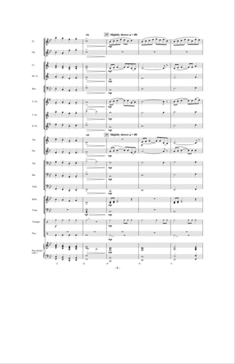 Eventide Concert Band scores gallery preview page 7
