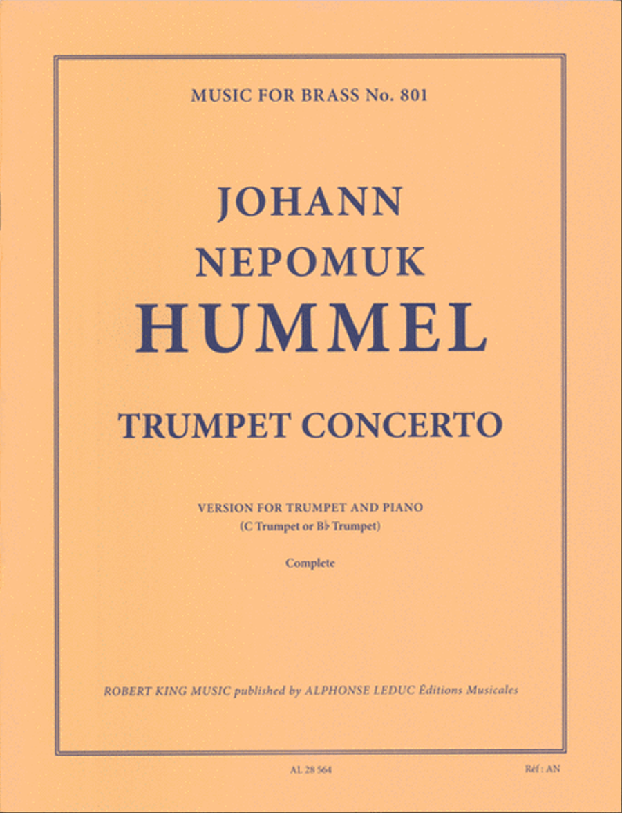 Trumpet Concerto in E-Flat Trumpet Solo scores gallery preview page 1