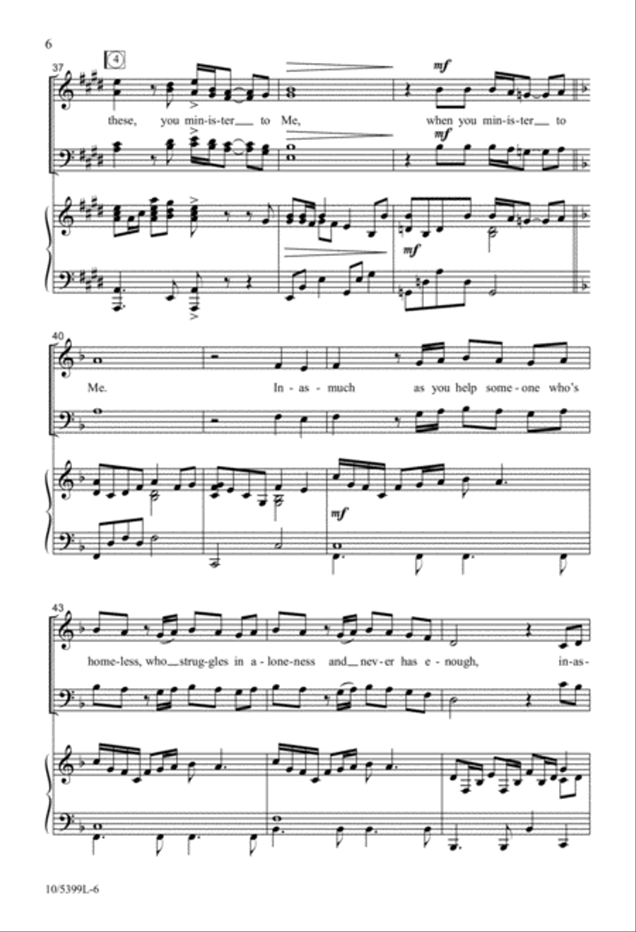 Inasmuch 4-Part scores gallery preview page 6