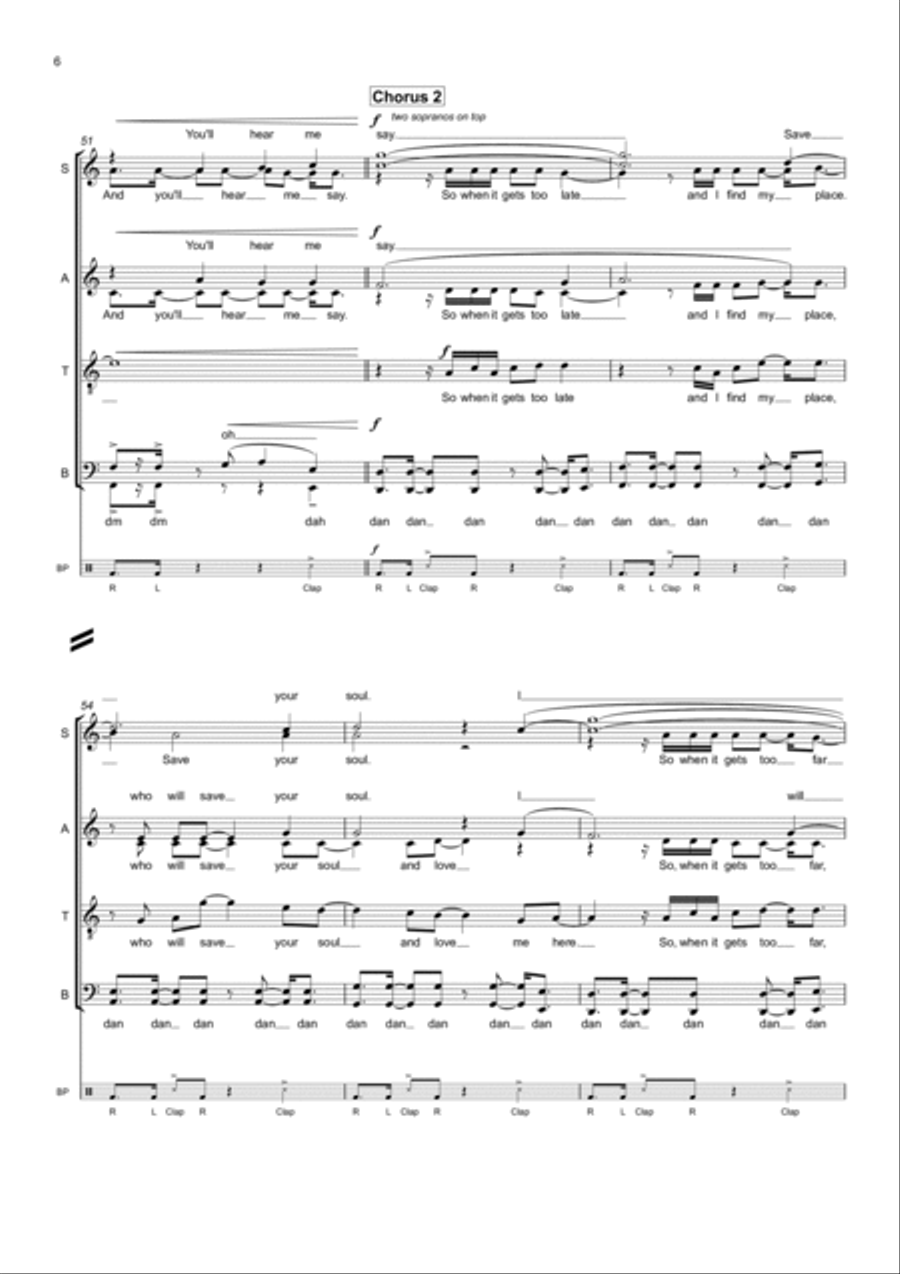 Save Your Soul Divisi scores gallery preview page 6