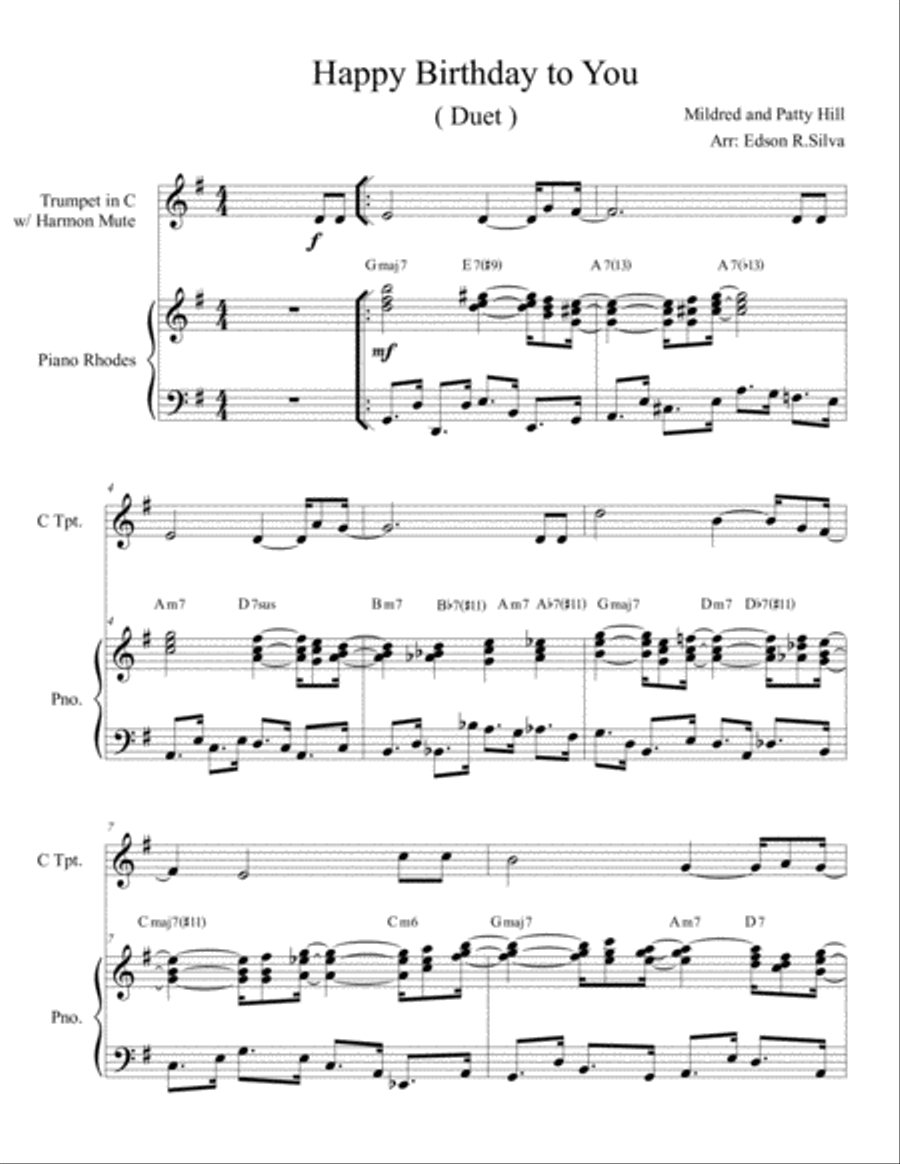 Feliz Navidad And Happy New Year, Too! Trumpet Solo scores gallery preview page 1