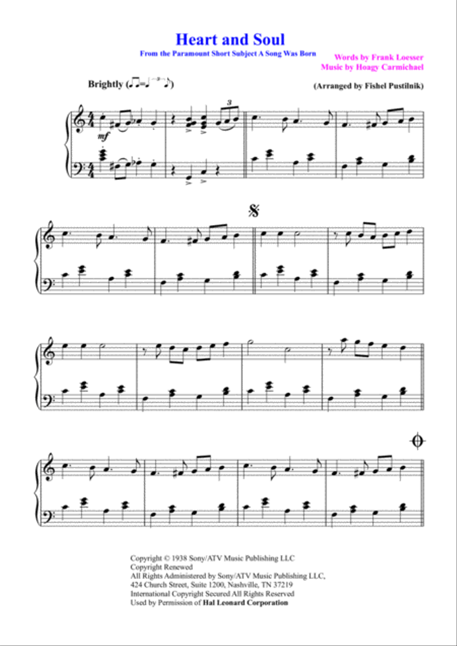 Heart And Soul Voice scores gallery preview page 2