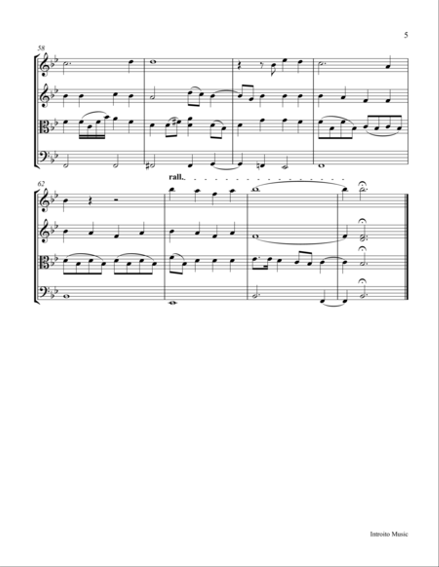 Nella Fantasia Nella Fantasia String Quartet scores gallery preview page 5