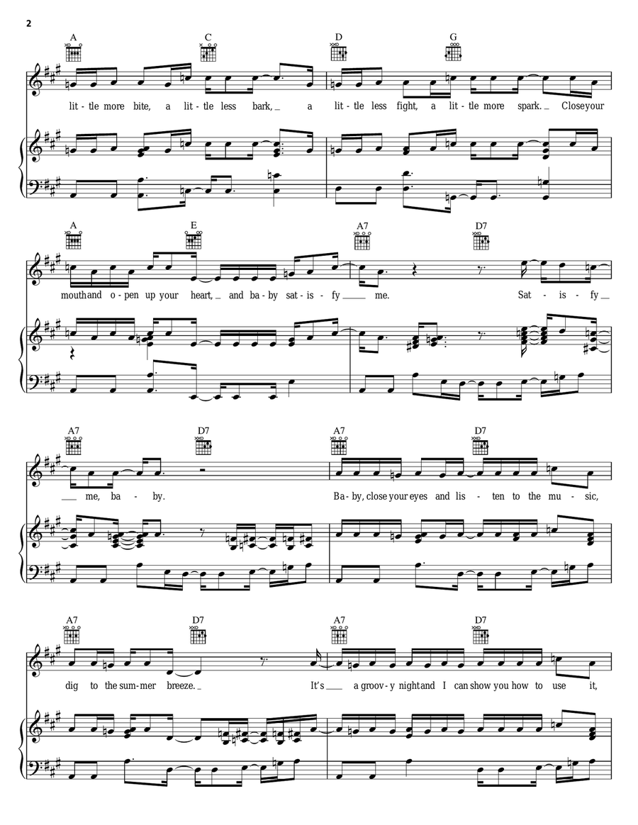 A Little Less Conversation Acoustic Guitar scores gallery preview page 2