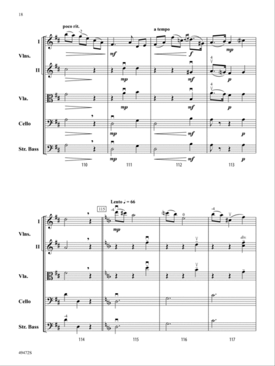 Fantasía Española String Orchestra scores gallery preview page 19