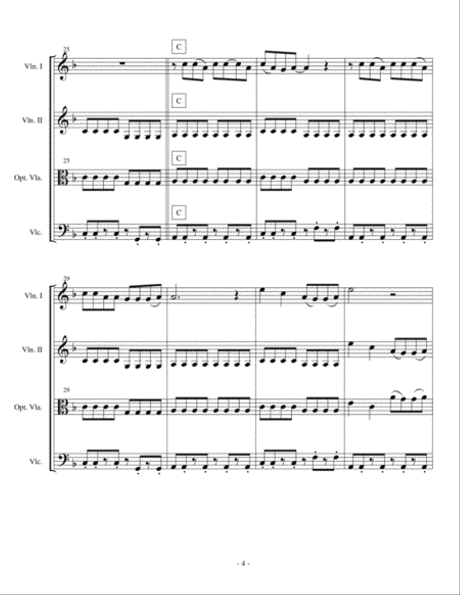 Bad Romance Bad Romance String Trio scores gallery preview page 4