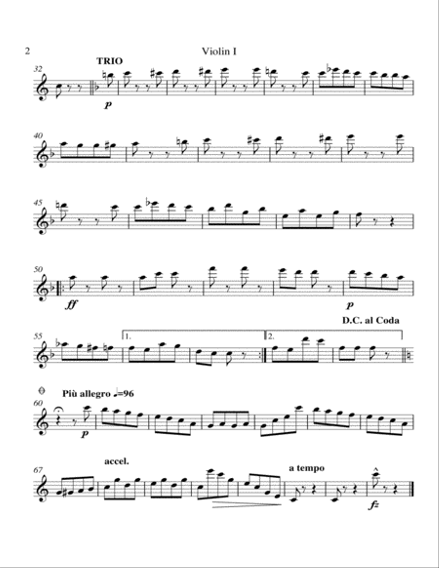 Pizzicato Polka Orchestra scores gallery preview page 5