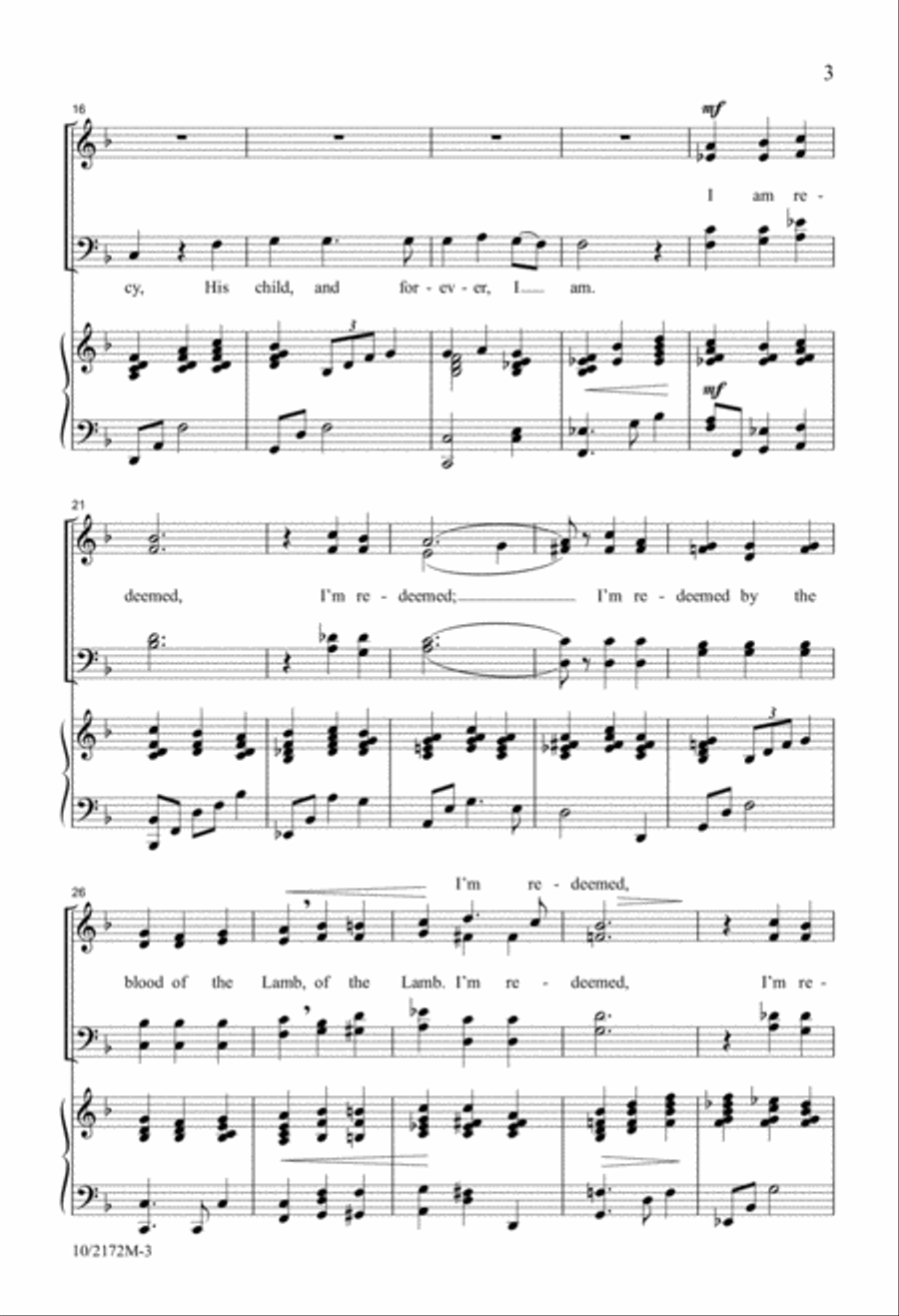 Redeemed 4-Part scores gallery preview page 3