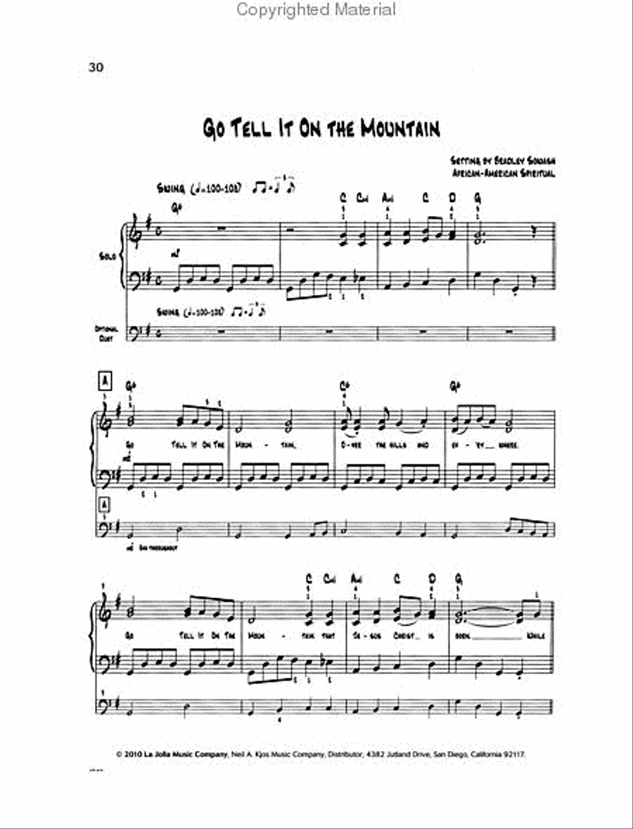 That's Jazz Christmas: Book Two Piano Method scores gallery preview page 4