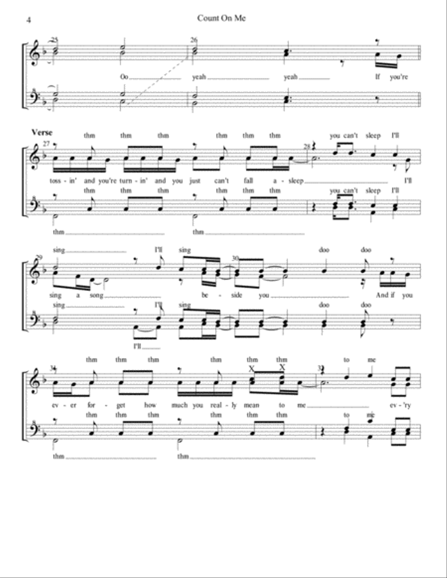 Count On Me SSAA scores gallery preview page 4