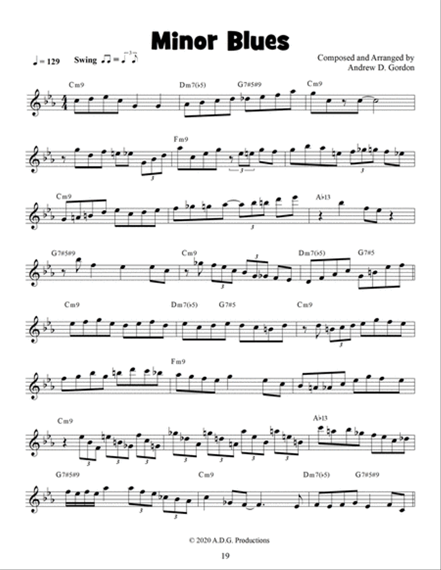 Outstanding Blues and Jazz Flute Solos Flute Solo scores gallery preview page 2