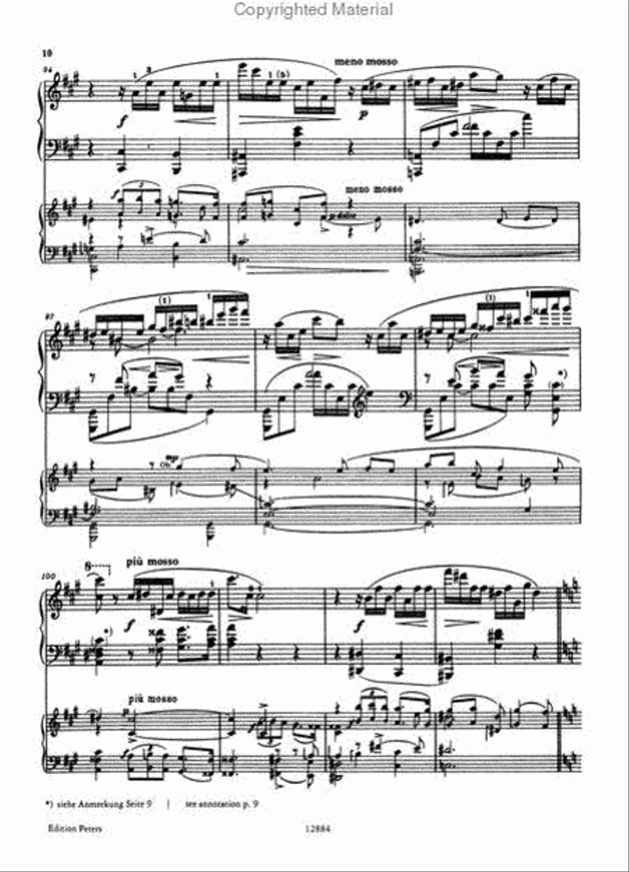 Piano Concerto in F sharp minor Op. 20 (Edition for 2 Pianos) Piano scores gallery preview page 3