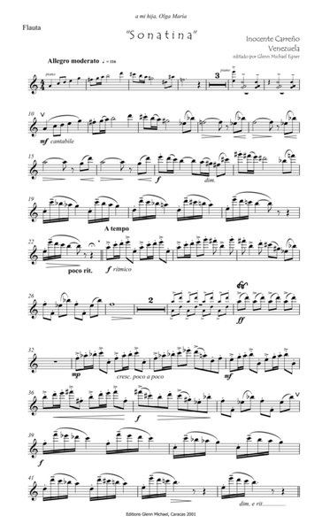 Venezuela Sonatina for flute & piano image number null