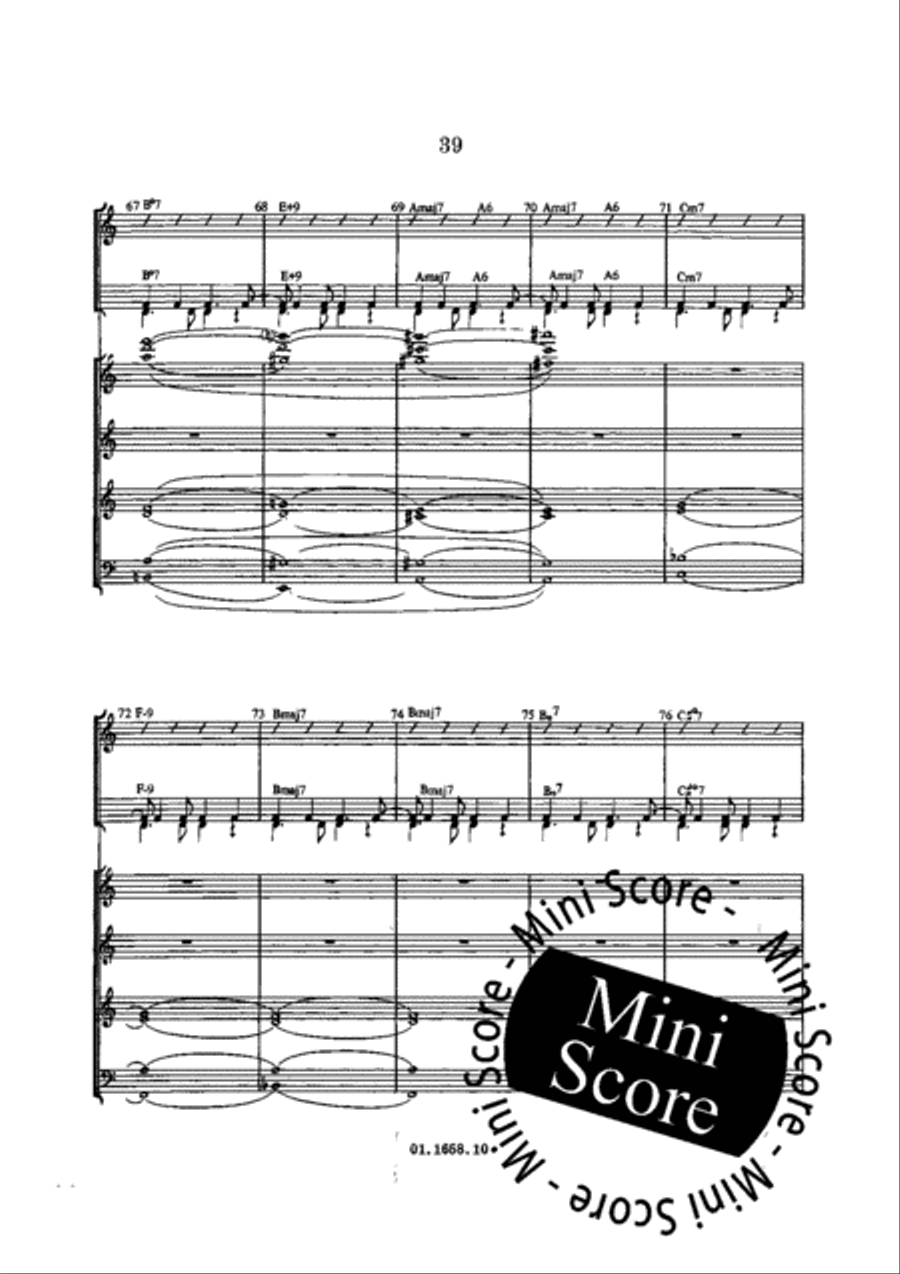 A Suite for Jazz Ensemble Concert Band scores gallery preview page 43