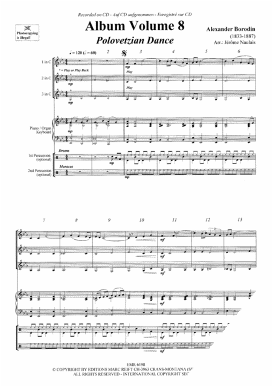 Album Volume 8 Album Volume 8 Trumpet Trio scores gallery preview page 12
