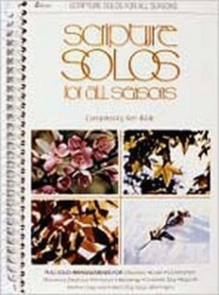 Book cover for Scripture Solos for All Seasons