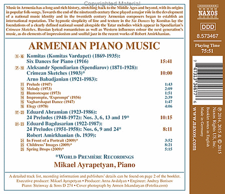 Armenian Piano Music image number null