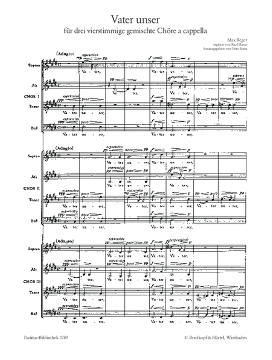 Vater unser Vater unser A Cappella scores gallery preview page 2