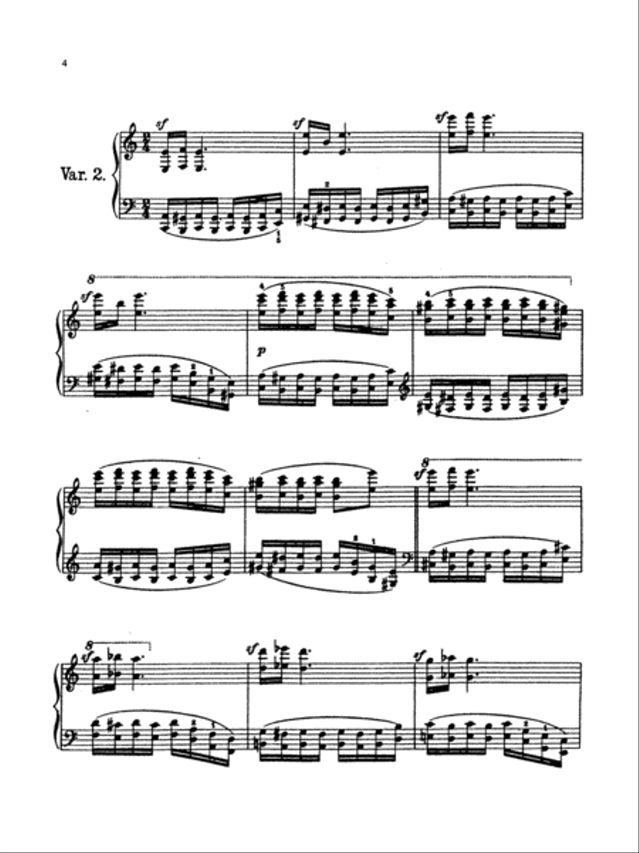 Brahms: Paganini Variations (Complete) Piano Solo scores gallery preview page 3