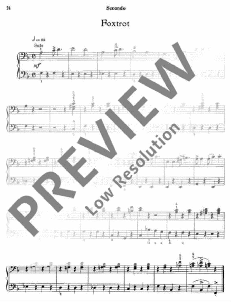Easy Dances Piano Duet scores gallery preview page 15