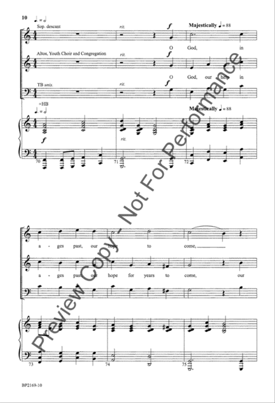 Let All the People Praise! 4-Part scores gallery preview page 11