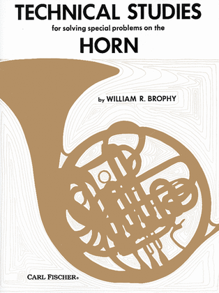 Book cover for Technical Studies for Solving Problems on the Horn
