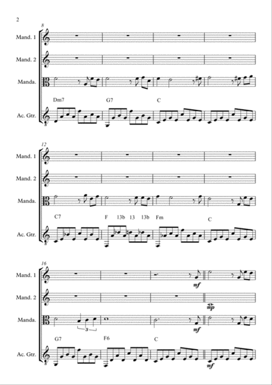 My Way Small Ensemble scores gallery preview page 2