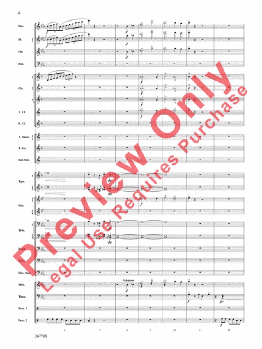 The Music of Disneyland Concert Band scores gallery preview page 5