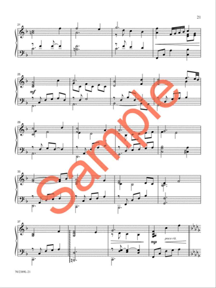The Rugged Cross, the Empty Tomb Piano Solo scores gallery preview page 17