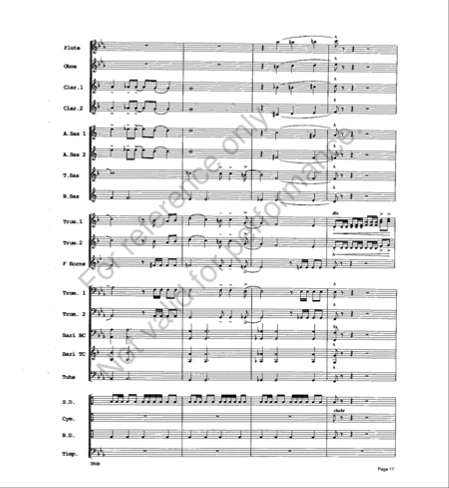 Trumpets a la King Concert Band scores gallery preview page 16
