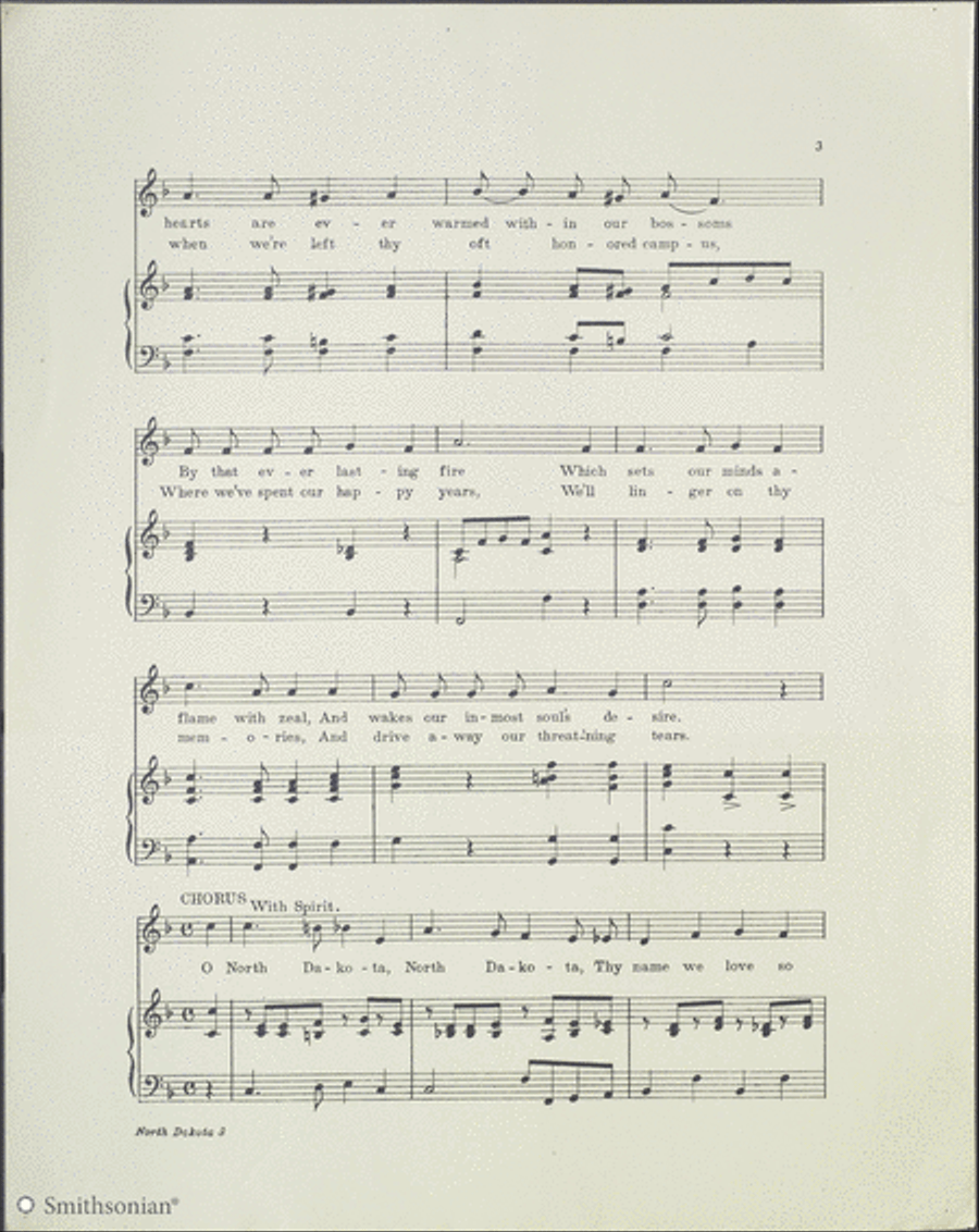 North Dakota Piano, Vocal scores gallery preview page 3