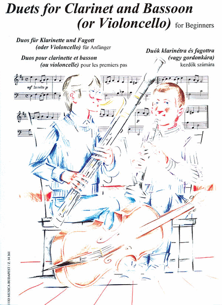 Duets for Clarinet (B-flat) and Bassoon (or Cello) (Bassoon / Cello / Clarinet)