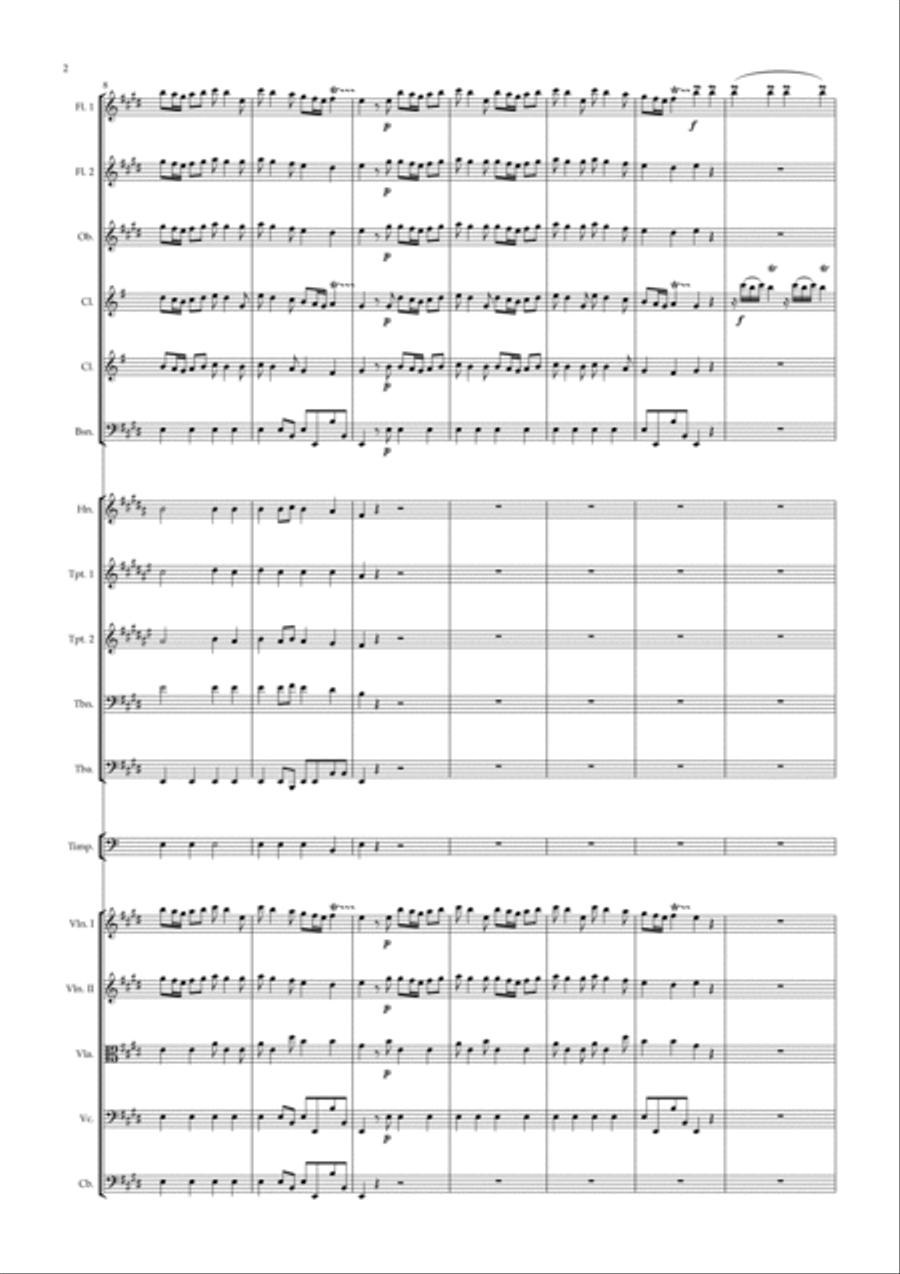 'Spring' from The Four Seasons Full Orchestra scores gallery preview page 2