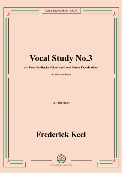 Keel-Vocal Study No.3,in B flat Major image number null