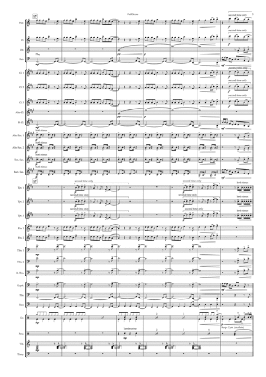 Get Over You Concert Band scores gallery preview page 3