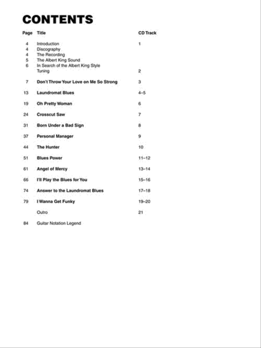 The Essential Albert King Electric Guitar scores gallery preview page 4