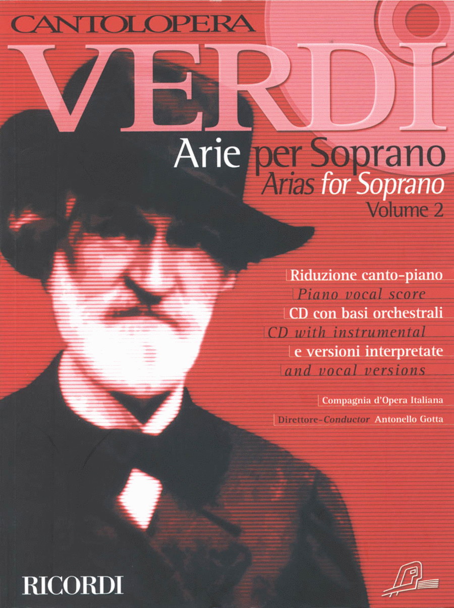Cantolopera: Verdi Arias for Soprano Volume 2 Voice Solo scores gallery preview page 1