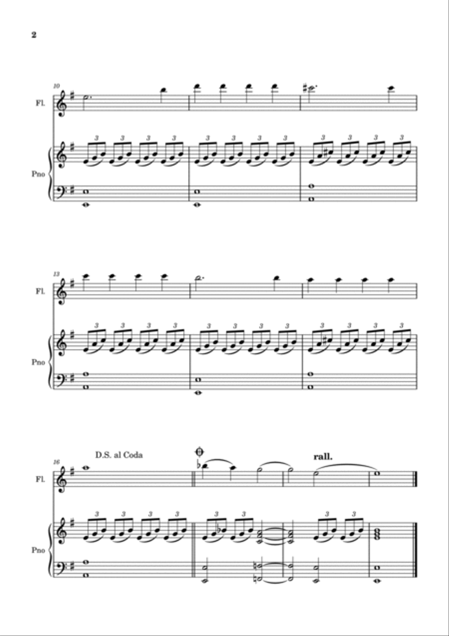 The Last Of Us Flute Solo scores gallery preview page 2