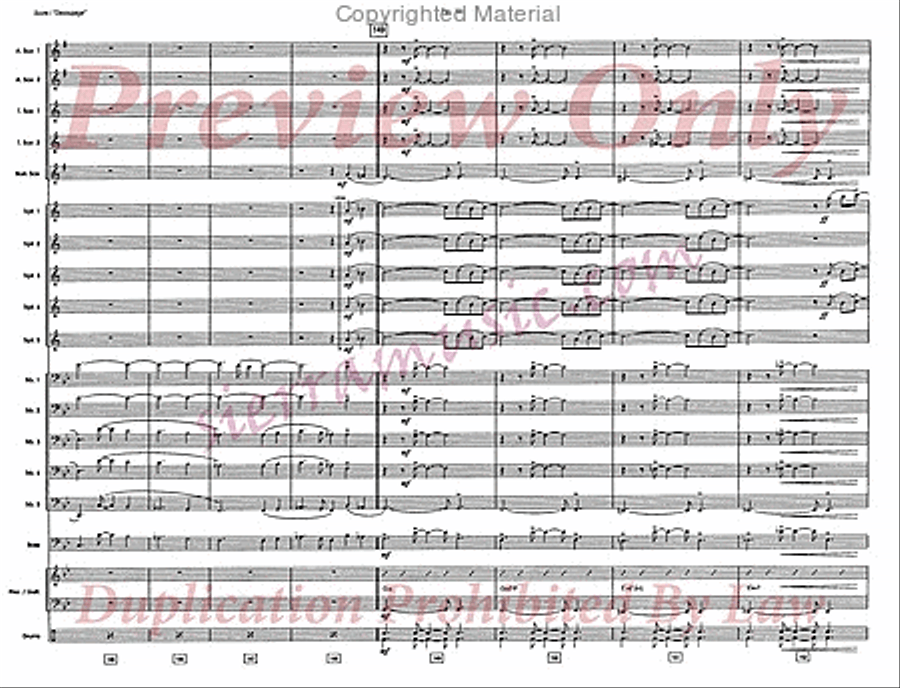 Decoupage Jazz Ensemble scores gallery preview page 20