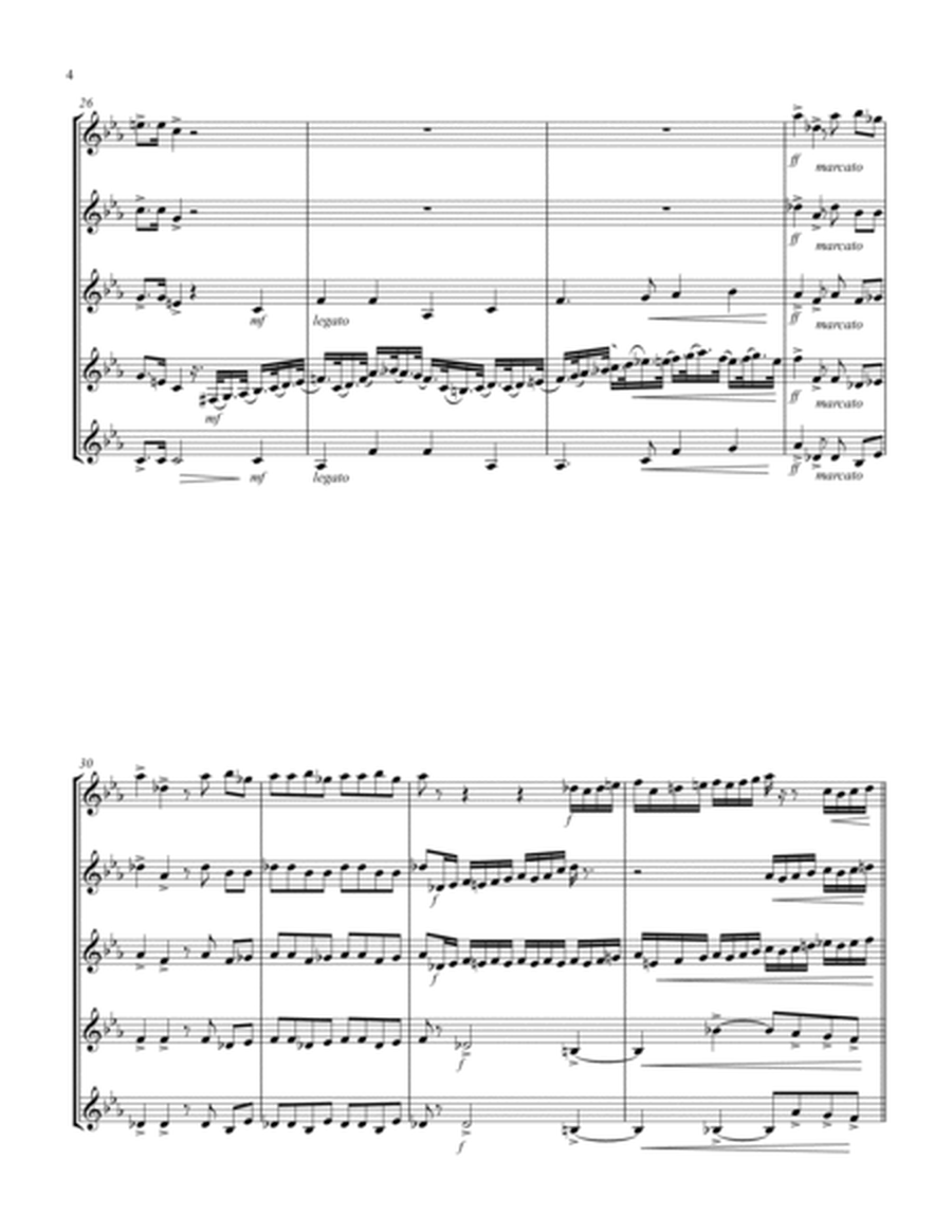 Coronation March (Db) (Trumpet Quintet)