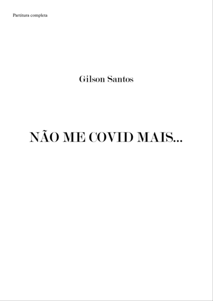 NÃO ME COVID MAIS... Trombone Solo scores gallery preview page 4