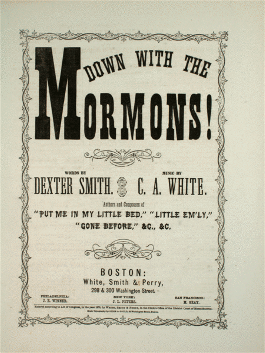 Down With the Mormons Voice scores gallery preview page 1