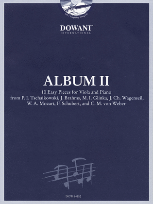 Book cover for Album Vol. II (Easy) Viola and Piano