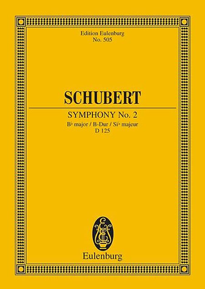 Book cover for Symphony No. 2 in B-flat Major, D 125