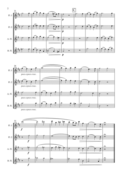 Ave Verum Corpus K. 618 arranged for Flute Quartet image number null