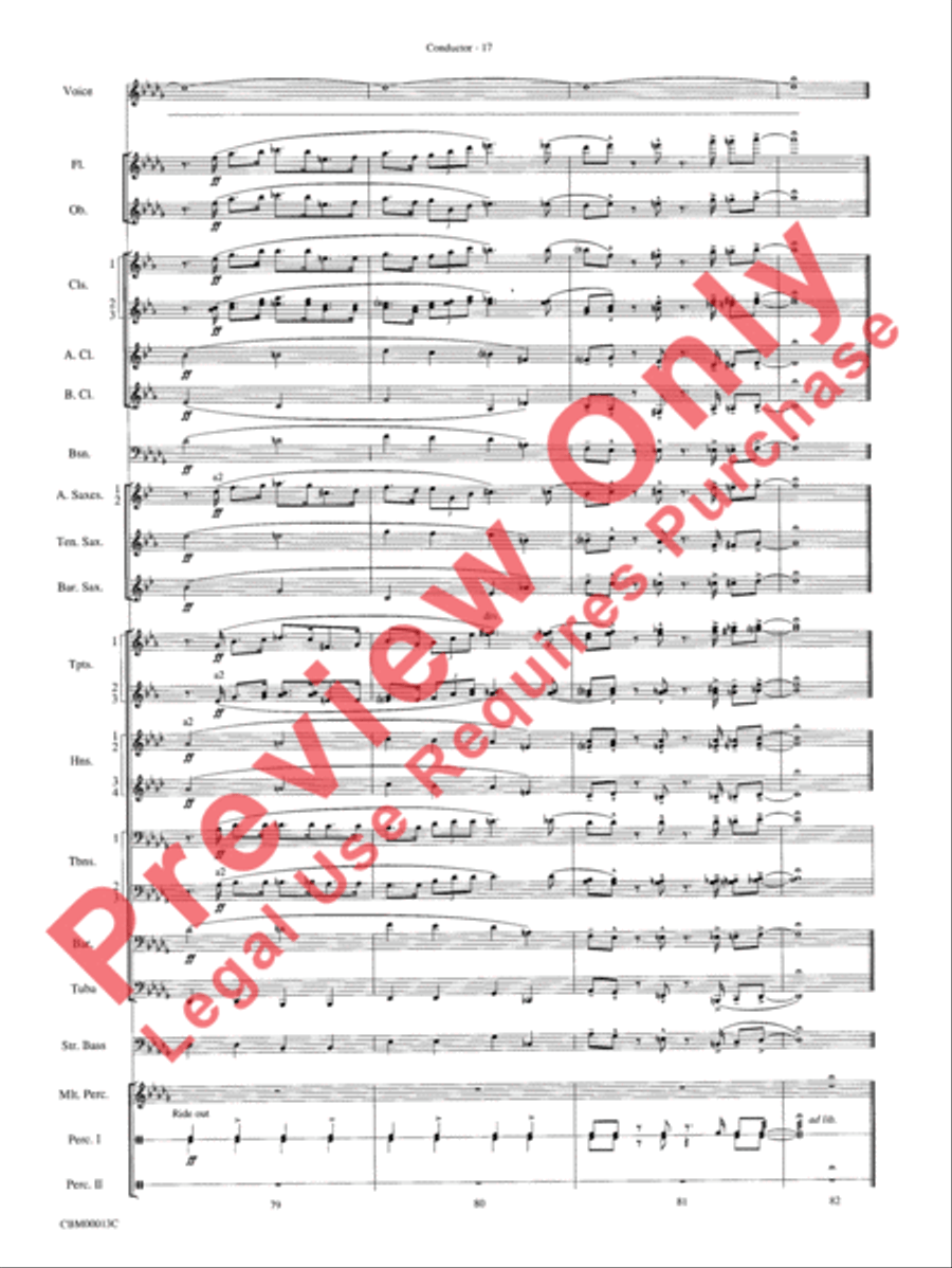 They Can't Take That Away from Me Concert Band scores gallery preview page 20