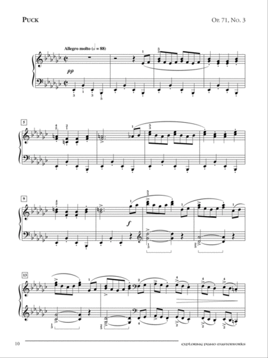 Exploring Piano Masterworks Piano Solo scores gallery preview page 5