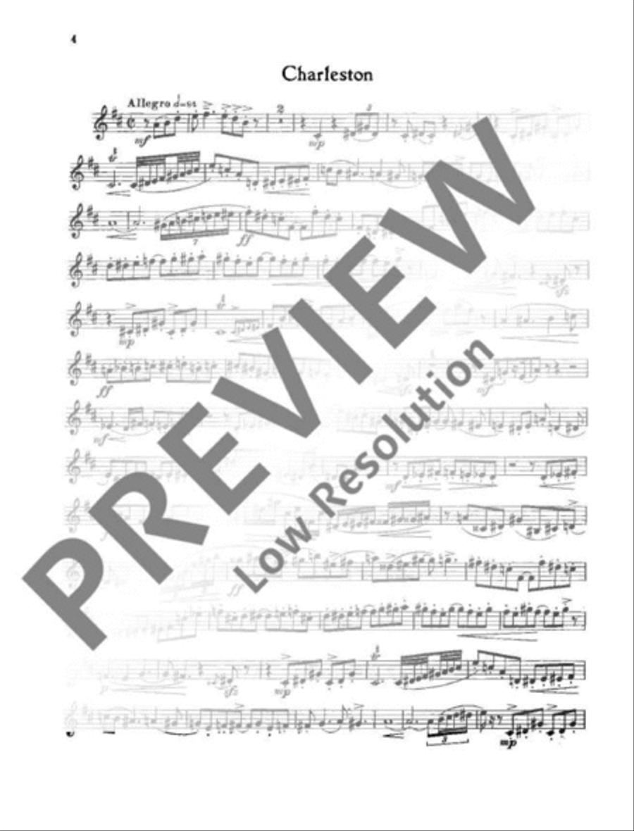 Divertissement Bassoon scores gallery preview page 12