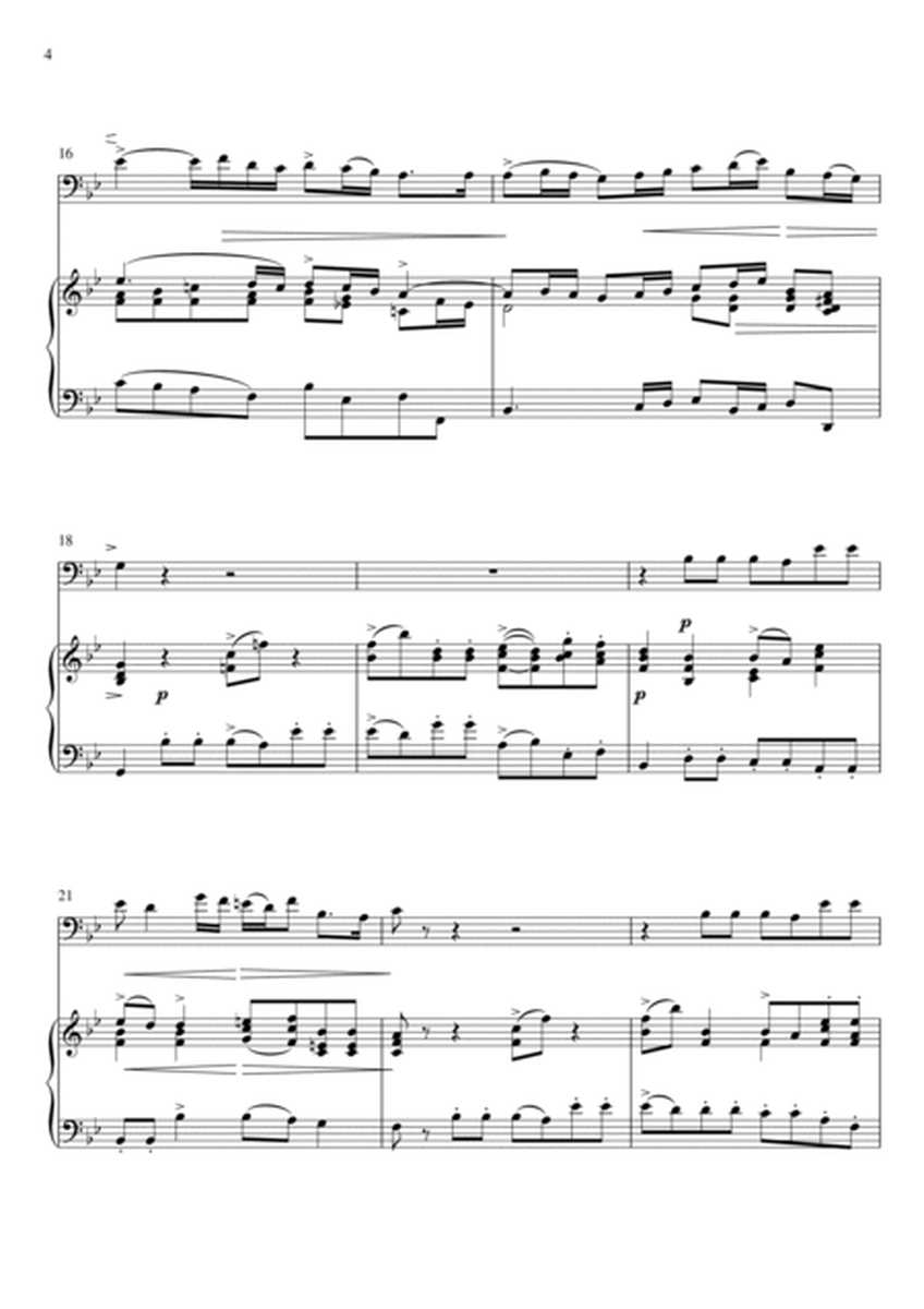 Giovanni Bononcini - Deh pi a me non v_asondete (Piano and Double Bass) image number null