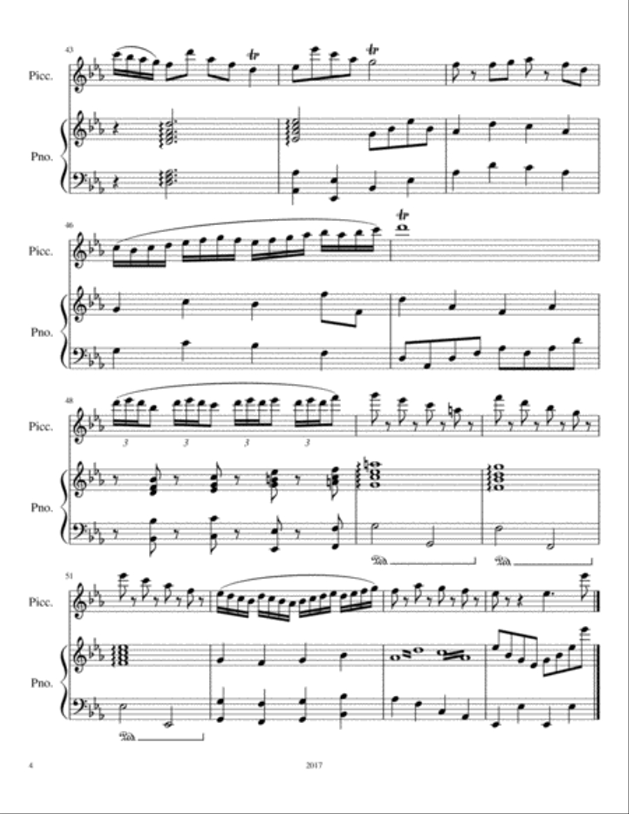 Benny Flew the Coup! Flute Solo scores gallery preview page 4